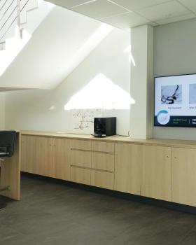 Wartebereich hinter dem Empfang