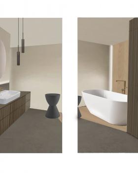 Entwurf Bäder - Variante 3